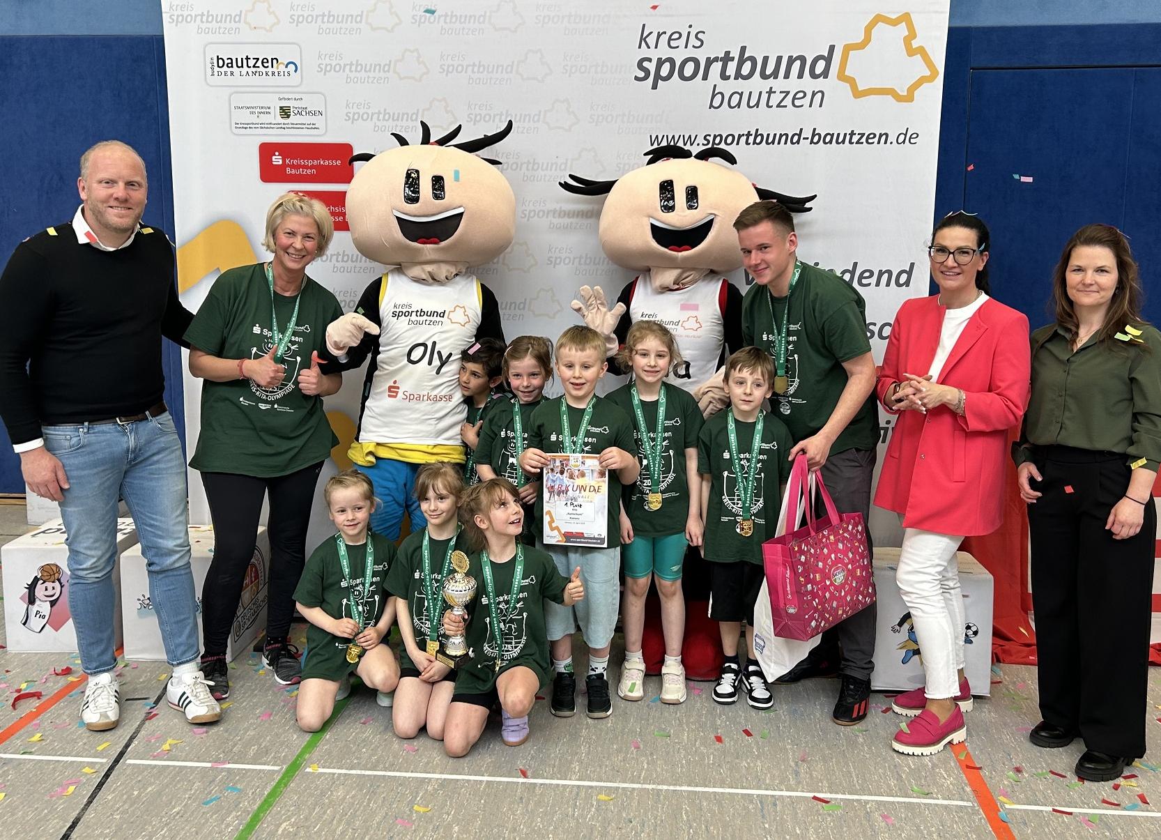 Sportbund Bautzen Newsbild - Spannendes Finale der Sparkassen-Kreis-Kita-Olympiade 2026