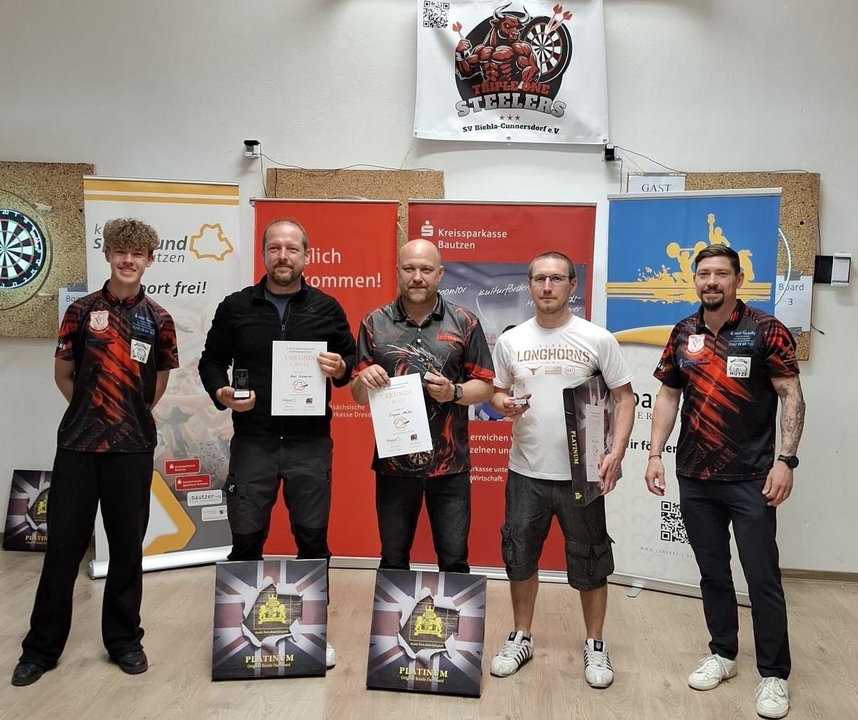 Sportbund Bautzen Newsbild - Spannende Vorrunde der 4. Kreis-Dartsmeisterschaft in Cunnersdorf