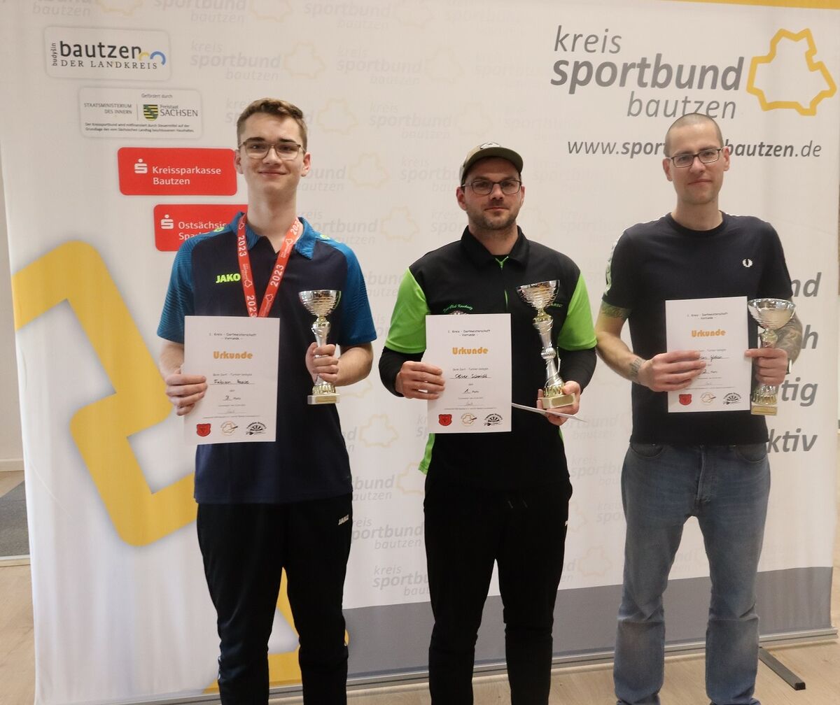 Vorrunde der Kreis-Dartsmeisterschaft in Cunnersdorf