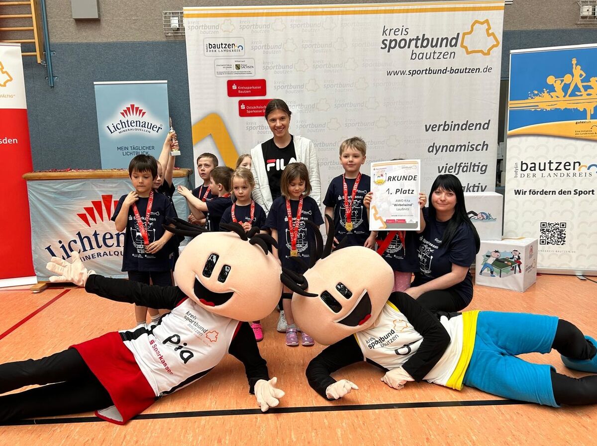 Erstmalig in Königsbrück bei der Kita-Olympiade