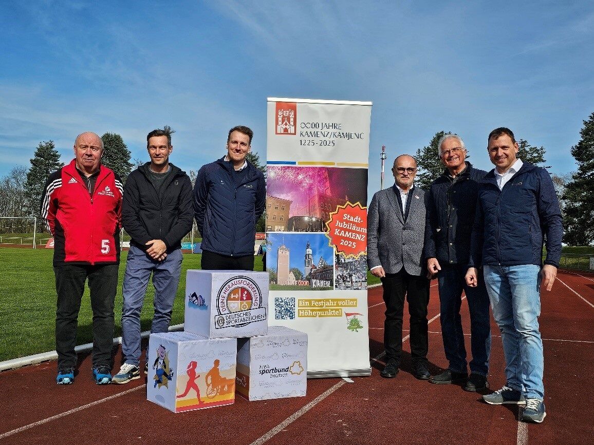 Auftakt zur DOSB Sportabzeichen Tour 2024 in Kamenz