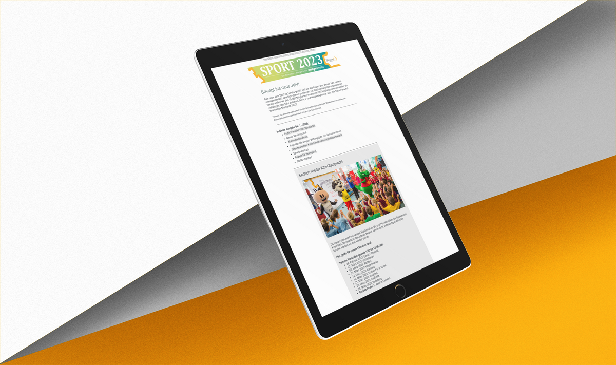 Newsletter 1 erschienen