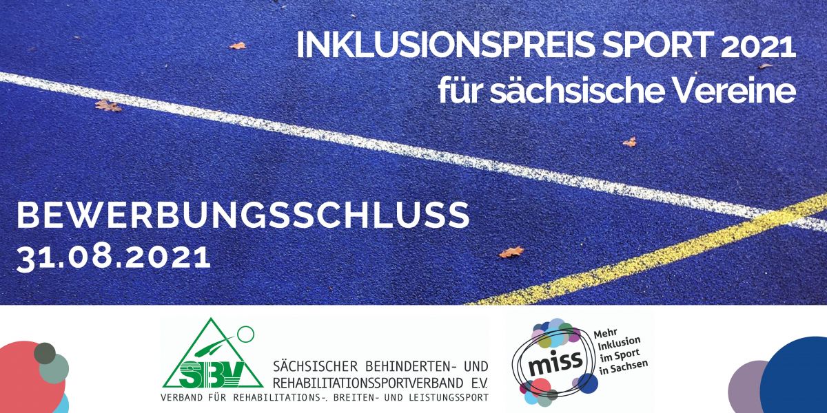 INKLUSIONSPREIS SPORT für SÄCHSISCHE VEREINE