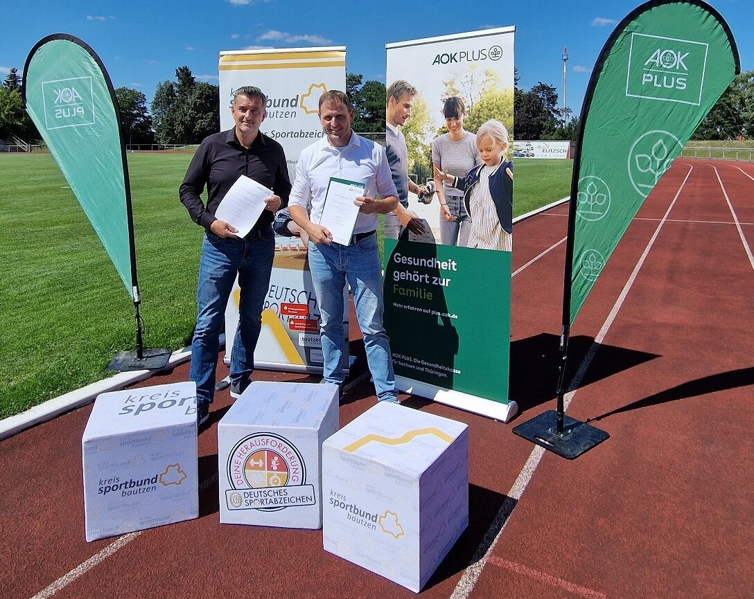 Neues Engagement zwischen Kreissportbund Bautzen und AOK PLUS